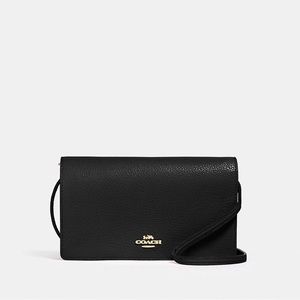 Coach Hayden Foldover Crossbody Bag + new strap + gold chain